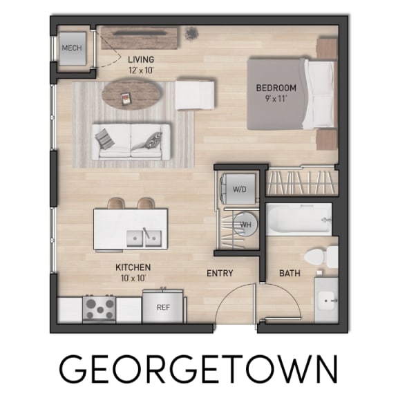 Hudsonville Apartments Pricing and floor plans for Elmwood Lake